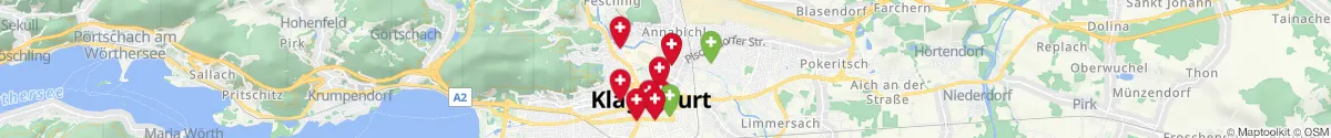 Map view for Pharmacies emergency services nearby Sankt Veiter Vorstadt (Klagenfurt  (Stadt), Kärnten)